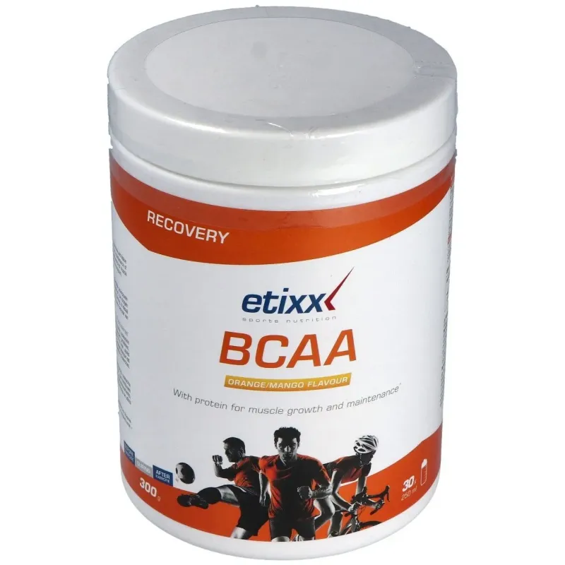 Etixx bcaa powder sabor naranja-mango 300 gr | Farmacia Barata