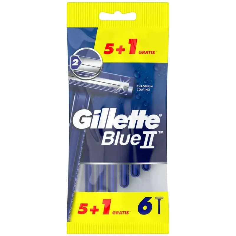 Gillette maquinilla desechable blue2 fija 5+1ud | Farmacia Barata