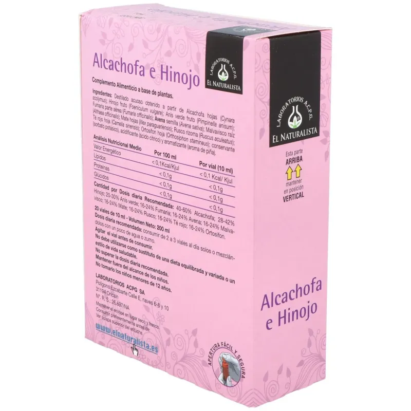 Alcachofa + hinojo (adelgacir) 20viales | Farmacia Barata Alcachofa + hinojo (adelgacir) 20viales | Farmacia Barata