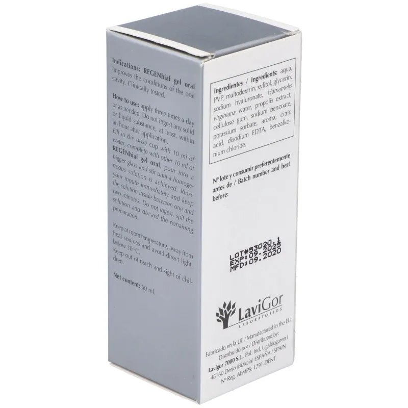 Lavigor regenhial gel oral 60ml | Farmacia Barata