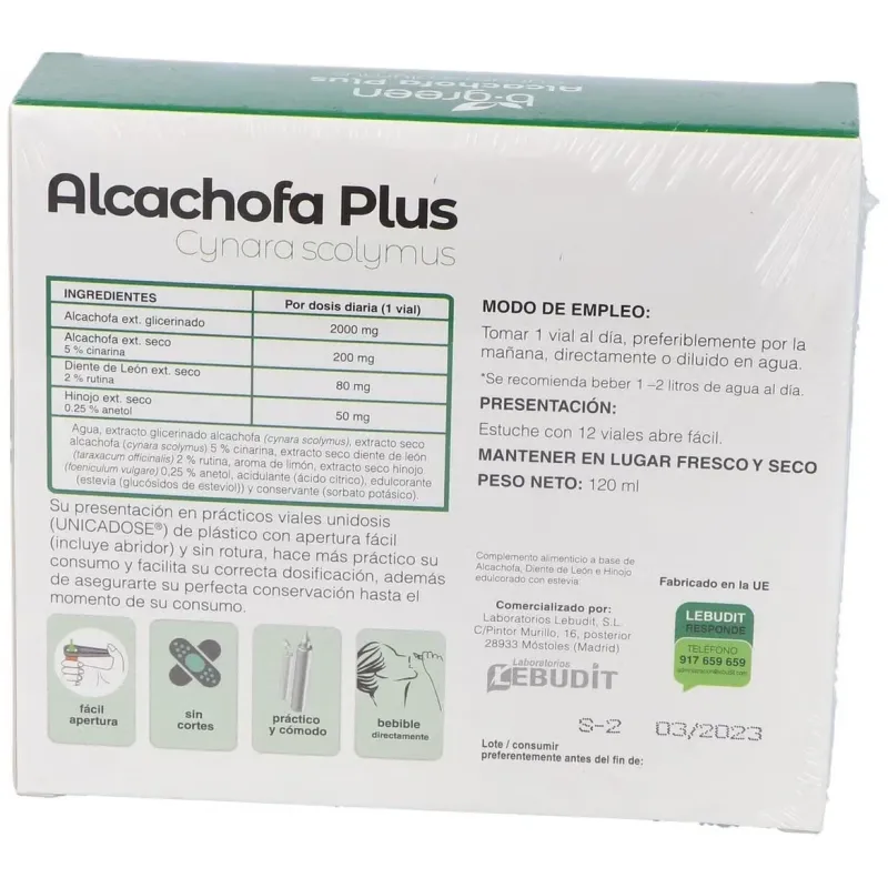 B-green alcachofa plus 12uds | Farmacia Barata