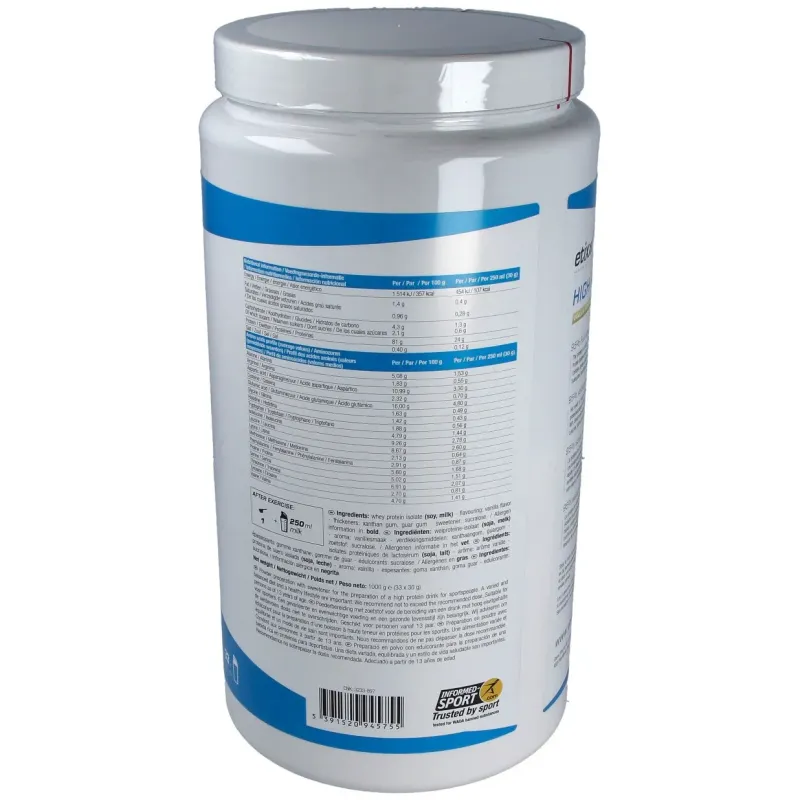 Etixx high protein vainilla 1kg. | Farmacia Barata