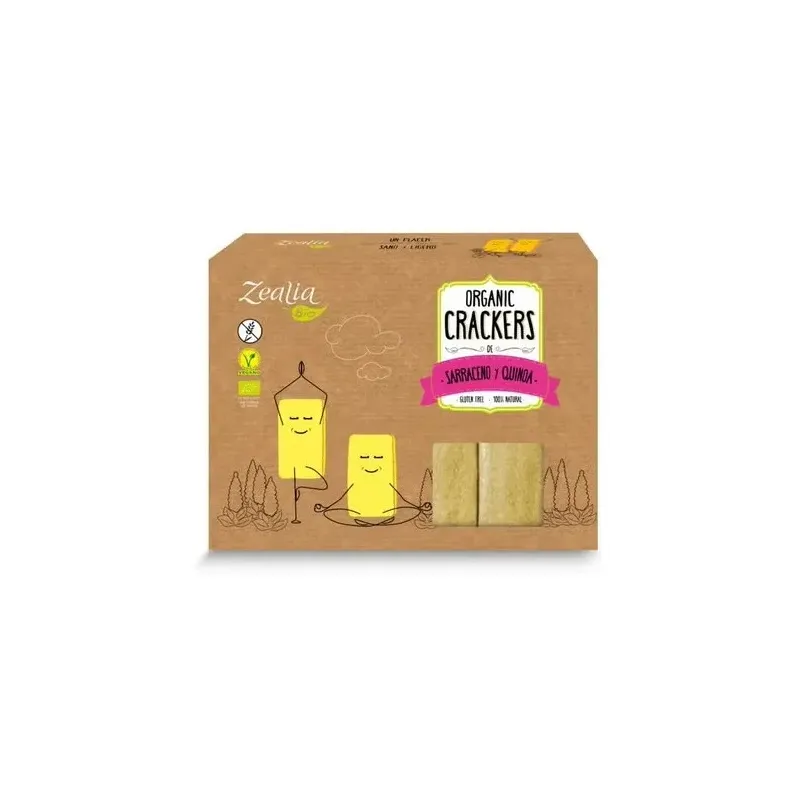 Crackers de sarraceno y quinoa 120gr. bio sg vegan | Farmacia Barata