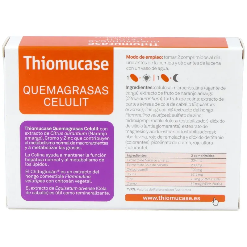 Thiomucase fat-burning 30comp. | Farmacia Barata