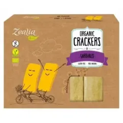 Zealia crackers garbanzos sin gluten bio 120g