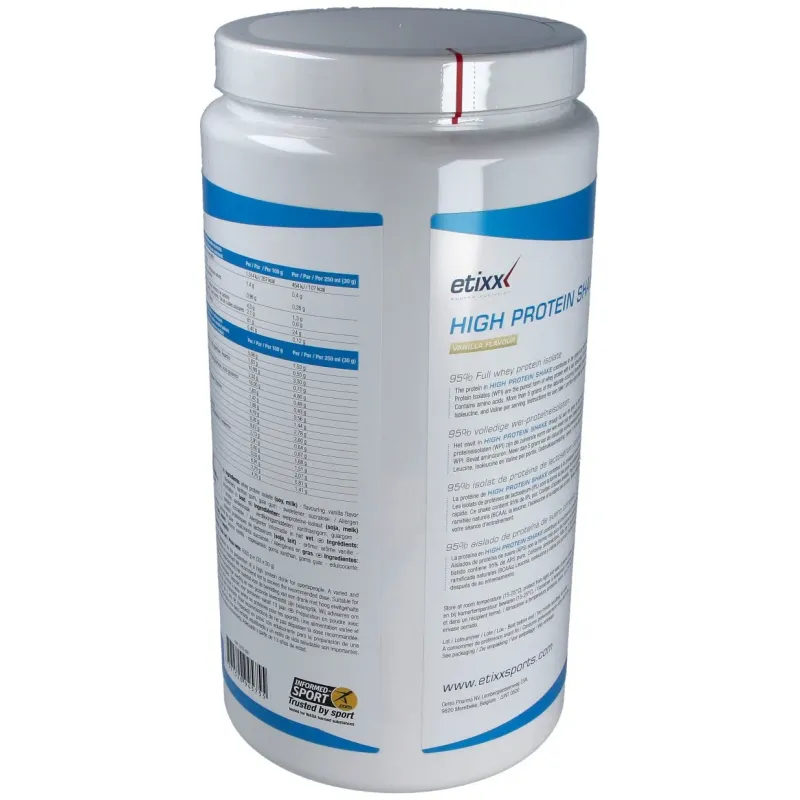 Etixx high protein vainilla 1kg. | Farmacia Barata