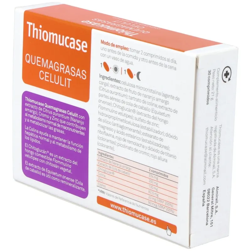 Thiomucase fat-burning 30comp. | Farmacia Barata