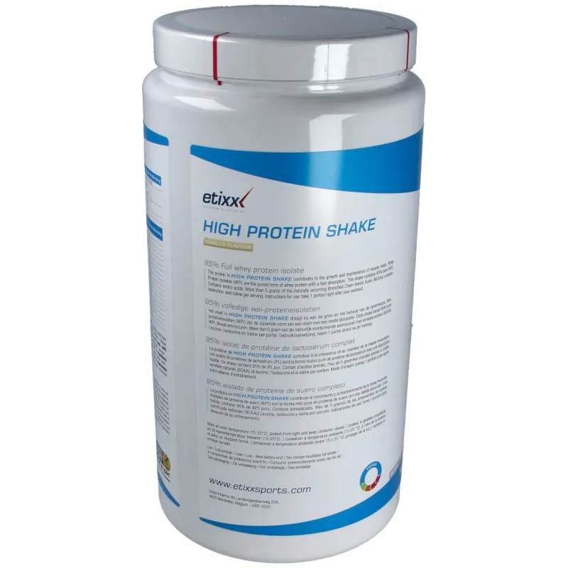 Etixx high protein vainilla 1kg. | Farmacia Barata