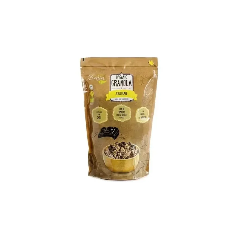 Zealia granola de chocolate bio sin gluten 300g | Farmacia Barata