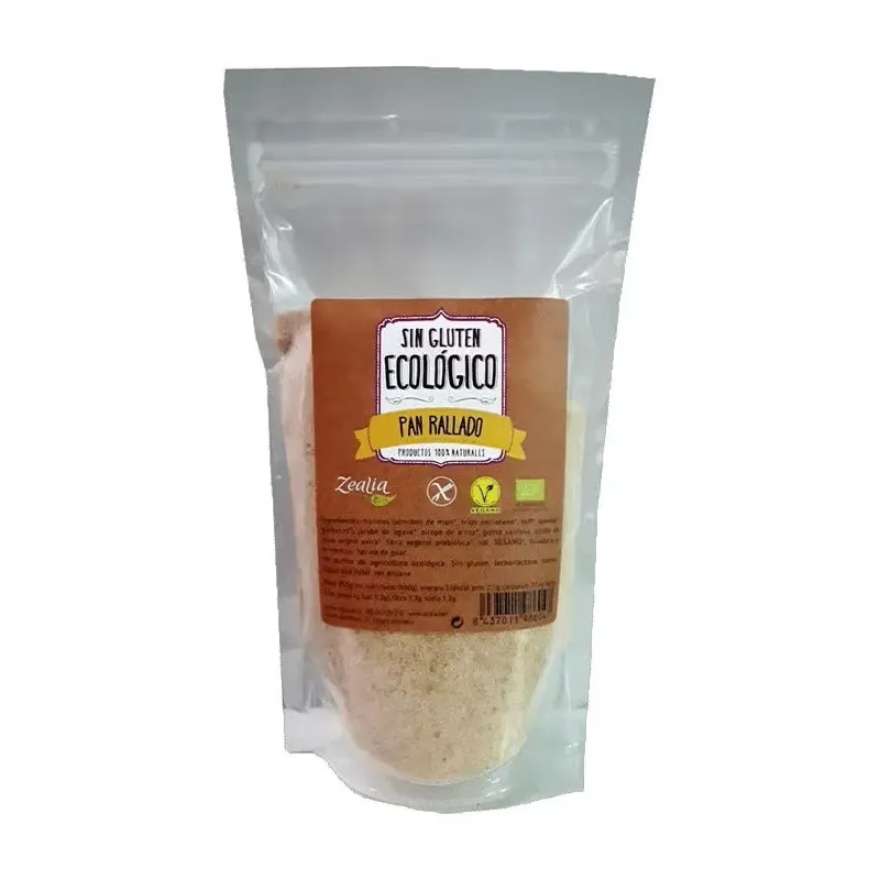 Zealia pan rallado bio sin gluten vegan 250g | Farmacia Barata