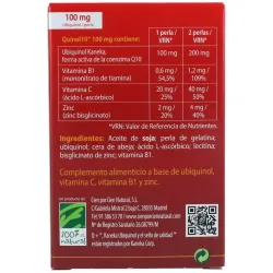 100% natural quinol 10 30 cápsulas | Farmacia Barata
