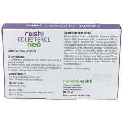 Reishi colesterol neo 30cap. | Farmacia Barata