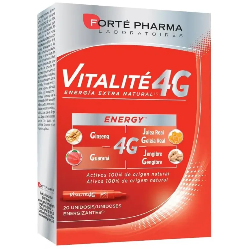 Energy vitalite 4 10 ml 20 unidosis | Farmacia Barata