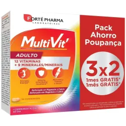 Forte Pharma Multivit Adulto, 84 comprimidos