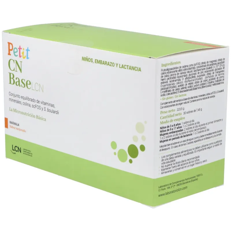 Petit cn base sabor naranja 30 sobres | Farmacia Barata Petit cn base sabor naranja 30 sobres | Farmacia Barata