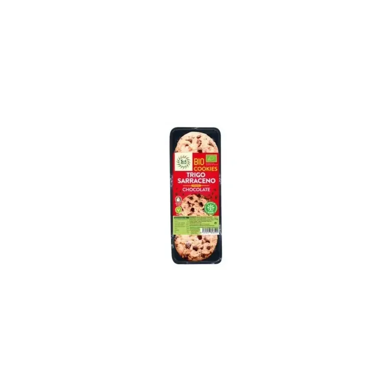 Cookies de trigo sarraceno y chocolate 170gr. bio | Farmacia Barata
