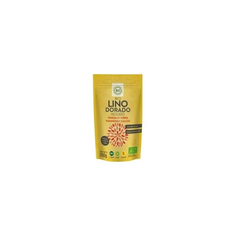 Semillas de lino dorado triturado 250gr. bio | Farmacia Barata