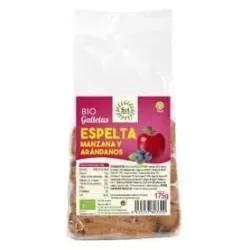 Galletas de espelta manzana arandanos 175gr. bio | Farmacia Barata