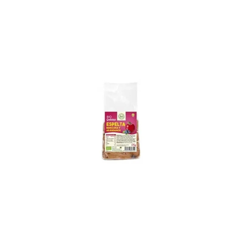 Galletas de espelta manzana arandanos 175gr. bio | Farmacia Barata