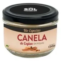 Solnatural canela polvo ceylan bio 100g
