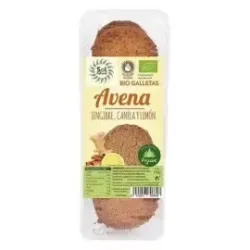 Galletas de avena jengibre canela limon 175gr. bio | Farmacia Barata