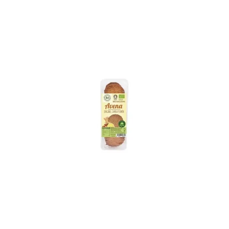 Galletas de avena jengibre canela limon 175gr. bio | Farmacia Barata