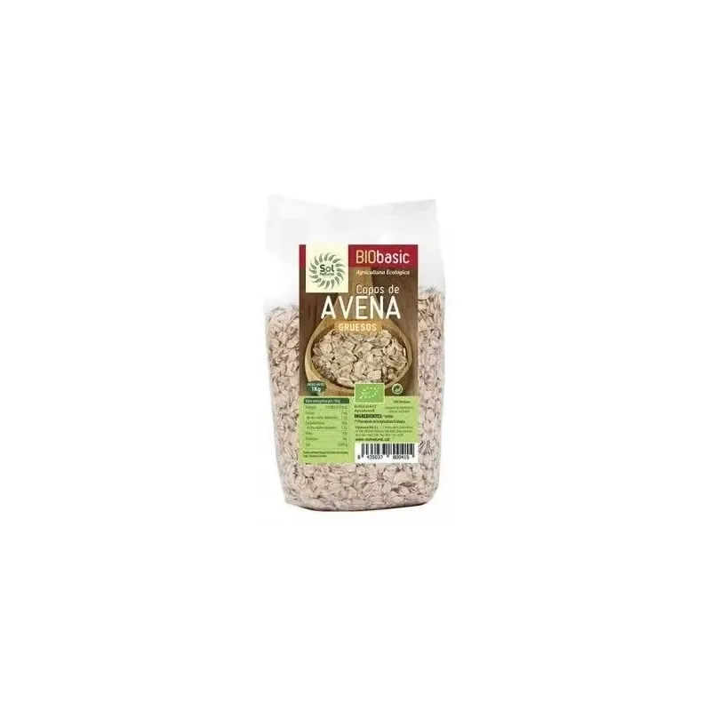 Sol natural copos avena grueso sin gluten familiar bio 1kg | Farmacia Barata Sol natural copos avena grueso sin gluten familiar bio 1kg | Farmacia Barata