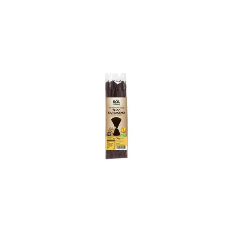Sol natural espagueti trigo sarraceno sin gluten bio 250g | Farmacia Barata