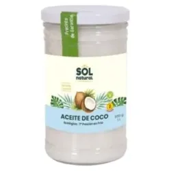 Solnatural aceite de coco vírgen extra bio 1l