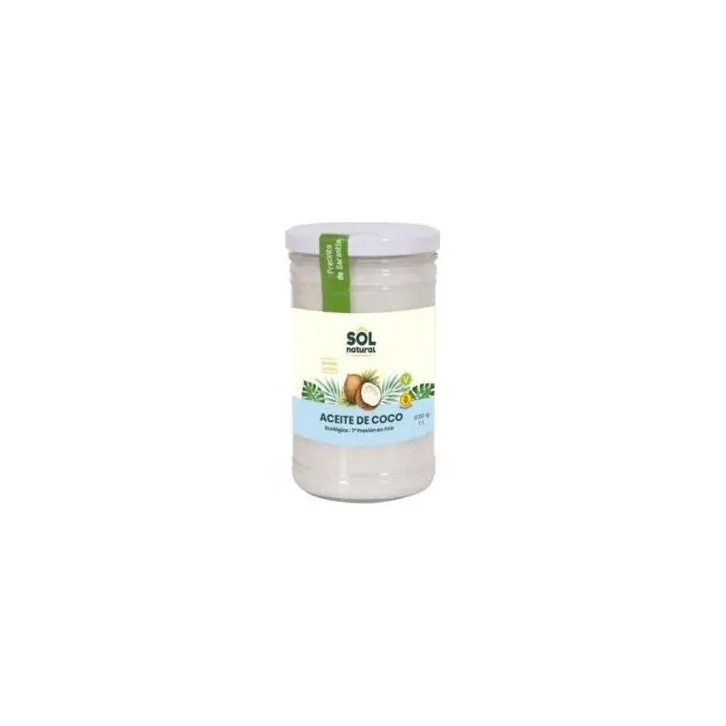 Solnatural aceite de coco vírgen extra bio 1l | Farmacia Barata