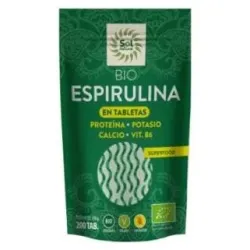 Solnatural espirulina 200tabs