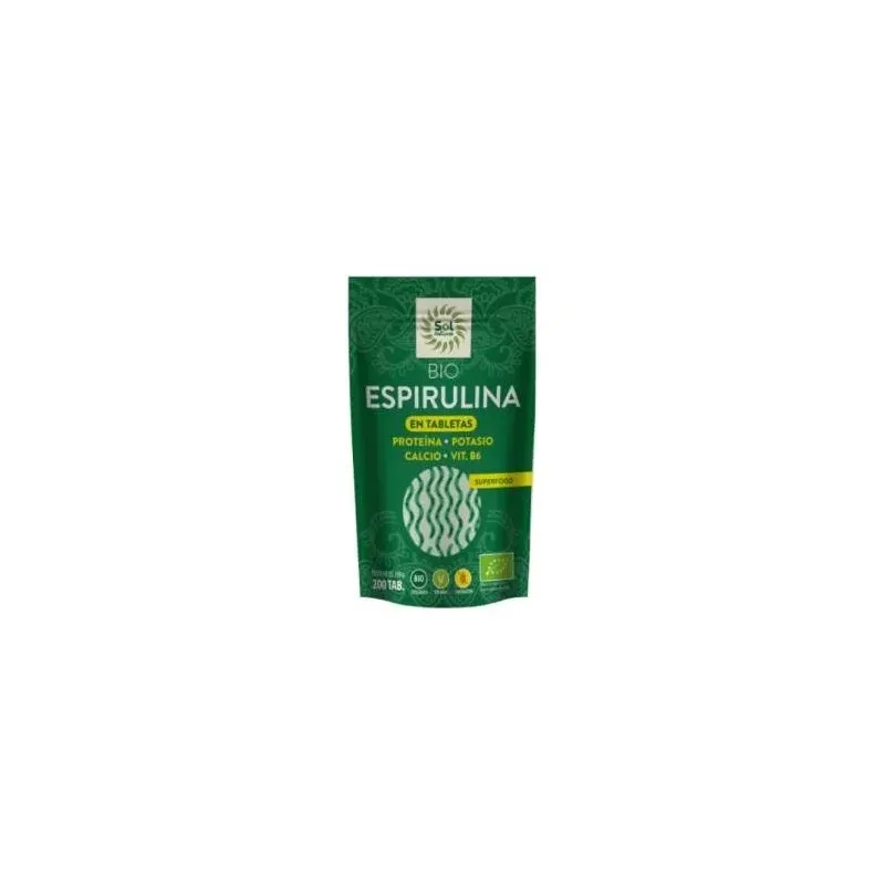 Solnatural espirulina 200tabs | Farmacia Barata