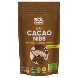 Solnatural cacao nibs crudo raw bio 150g