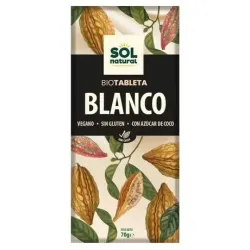 Sol natural tableta chocolate blanco bio 70g