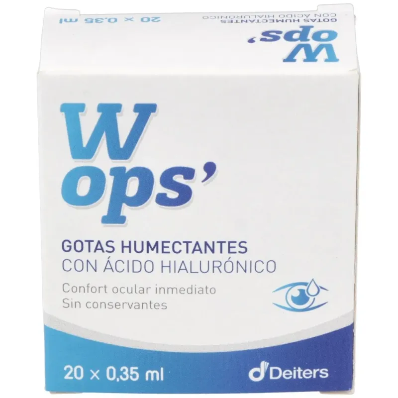 Wops gotas humectantes monodosis 20uds | Farmacia Barata