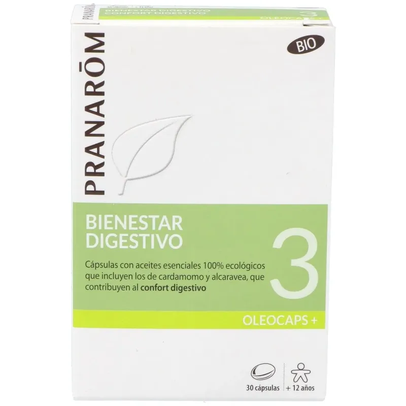 Oleocaps+ plus 3 bienestar digestivo 30cap. bio | Farmacia Barata