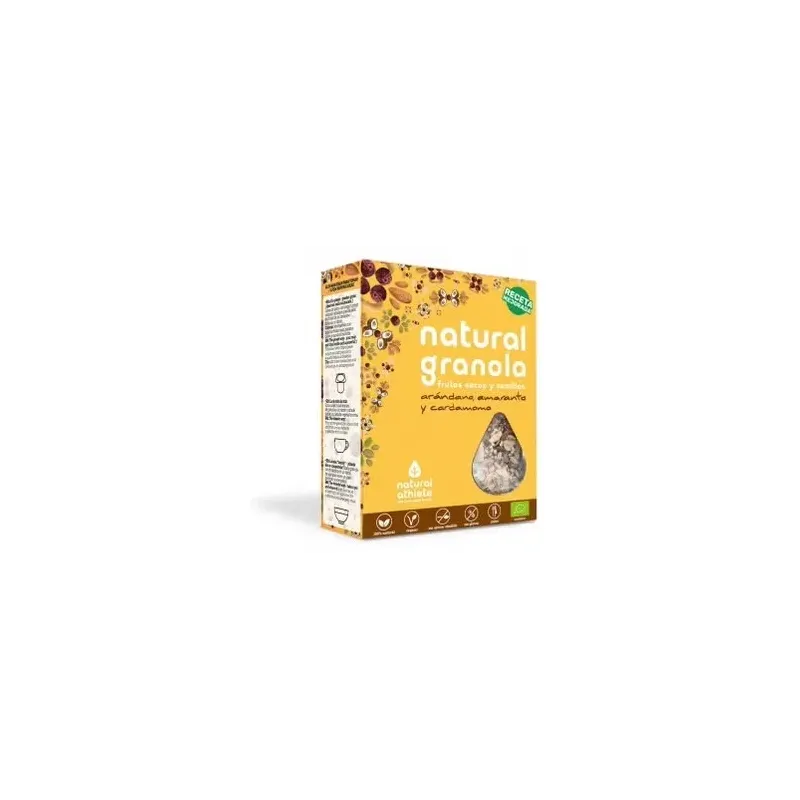 Natural athlete granola arándano cardamomo eco 325g | Farmacia Barata Natural athlete granola arándano cardamomo eco 325g | Farmacia Barata