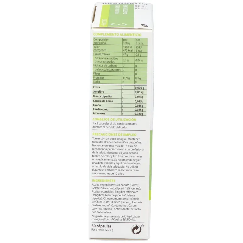 Oleocaps+ plus 3 bienestar digestivo 30cap. bio | Farmacia Barata