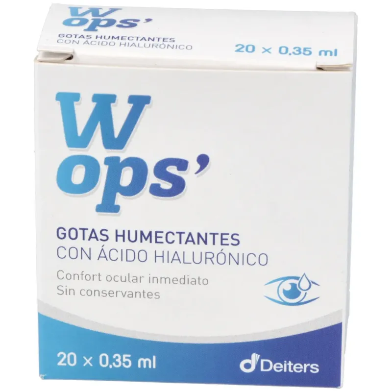 Wops gotas humectantes monodosis 20uds | Farmacia Barata
