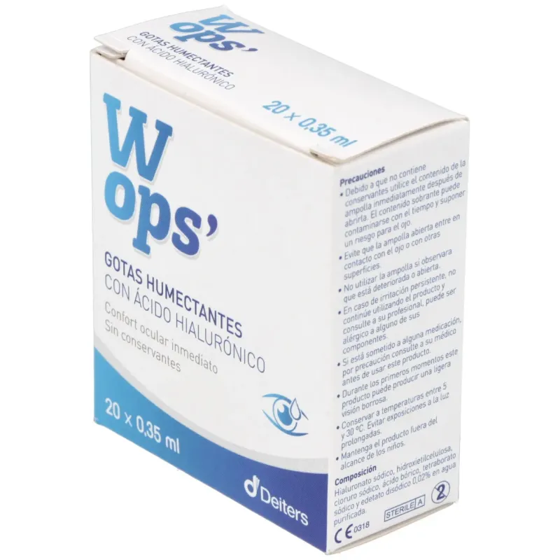 Wops gotas humectantes monodosis 20uds | Farmacia Barata