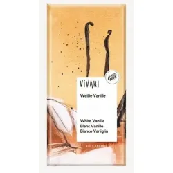 Vivani chocolate blanco con vainilla bourbon bio 80g
