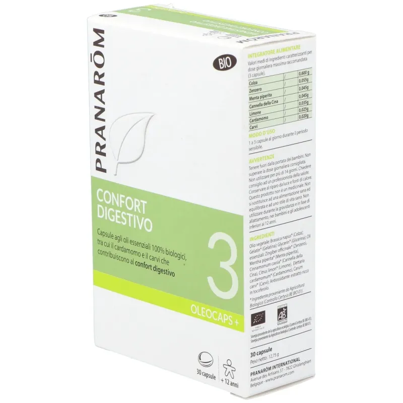 Oleocaps+ plus 3 bienestar digestivo 30cap. bio | Farmacia Barata