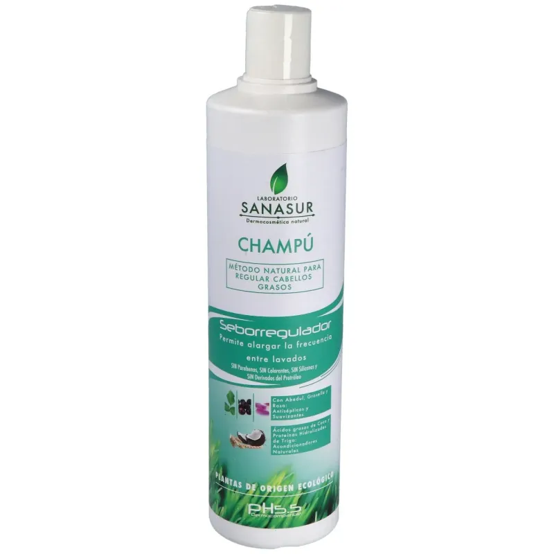 Sanasur champú seborregulador cabello graso | Farmacia Barata