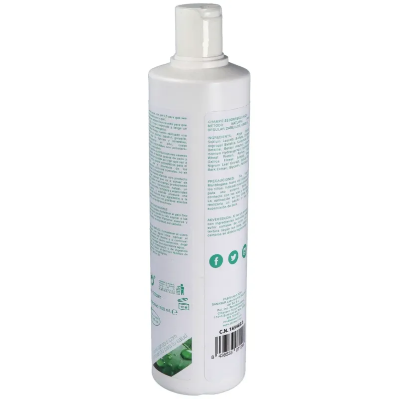 Sanasur champú seborregulador cabello graso | Farmacia Barata