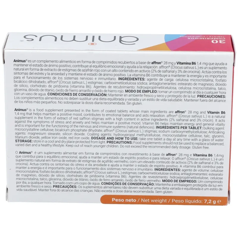 Animus 30comp. | Farmacia Barata