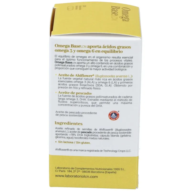 Cn omega base lcn 30 cápsulas | Farmacia Barata