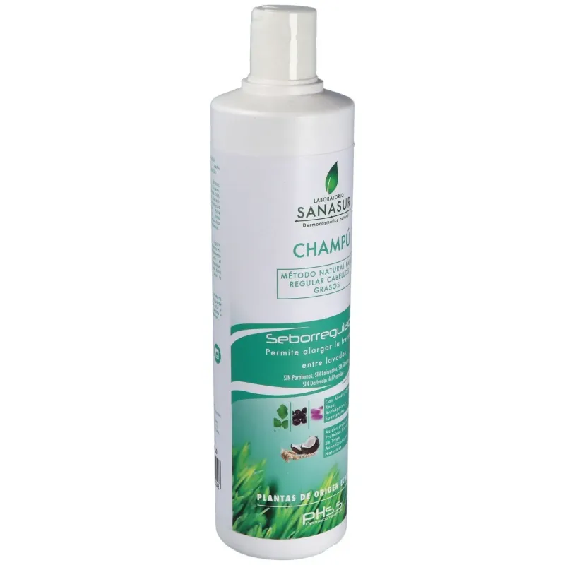 Sanasur champú seborregulador cabello graso | Farmacia Barata