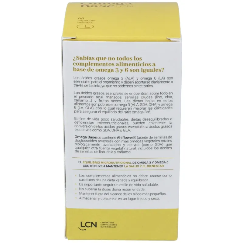 Cn omega base lcn 60 cápsulas | Farmacia Barata Cn omega base lcn 60 cápsulas | Farmacia Barata