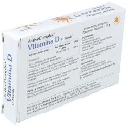 Activecomplex vit. d 40mcg. 1600ui 80perlas | Farmacia Barata