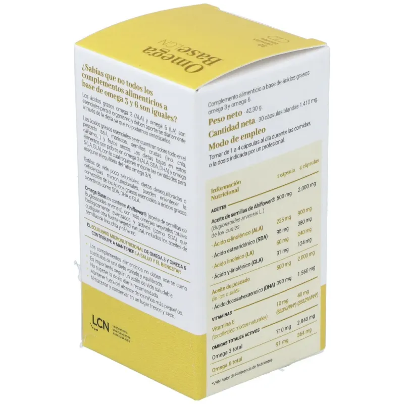 Cn omega base lcn 30 cápsulas | Farmacia Barata